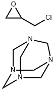 1,3,5,7-テトラアザトリシクロ[3.3.1.13,7]デカン/1-クロロ-2,3-エポキシプロパン,(1:x) 化学構造式