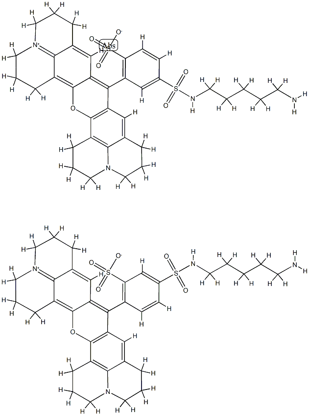 Sulforhodamine 101 cadaverine TFA salt,203866-87-9,结构式