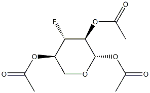 3-Deoxy-3-fluoro-β-D-xylopyranose triacetate,20409-33-0,结构式