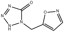 5H-Tetrazol-5-one,1,2-dihydro-1-(5-isoxazolylmethyl)-(9CI) Structure