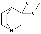 1-Azabicyclo[2.2.2]octan-3-ol,3-methoxy-(9CI),204913-48-4,结构式