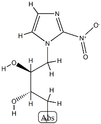 [R-(R*,S*)]-1-(氟-18F)-4-(2-硝基-1H-咪唑-1-基)-2,3-丁二醇,204977-05-9,结构式