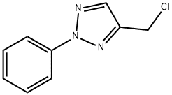 2H-1,2,3-Triazole,4-(chloromethyl)-2-phenyl-(9CI) 结构式