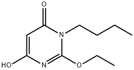 4(3H)-Pyrimidinone,3-butyl-2-ethoxy-6-hydroxy-(9CI) 化学構造式