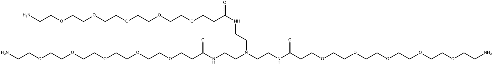 Tri(Amino-PEG5-amide)-amine TFA salt Struktur
