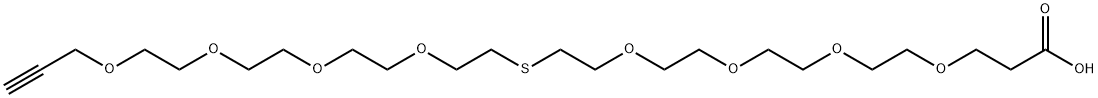 Propargyl-PEG4-S-PEG4-acid