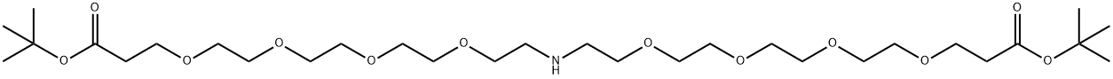 NH-(PEG4-t-butyl ester)2