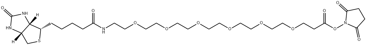 生物素-六聚乙二醇-丙烯酸琥珀酰亚胺酯, 2055045-04-8, 结构式