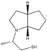 Cyclopenta[b]pyrrole-1(2H)-ethanethiol, hexahydro--ba--methyl-, (-ba-S,3aS,6aS)- (9CI) 结构式