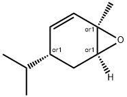 7-Oxabicyclo[4.1.0]hept-2-ene,1-methyl-4-(1-methylethyl)-,(1R,4R,6S)-rel-(9CI) 结构式