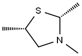 Thiazolidine, 2,3,5-trimethyl-, (2R,5S)-rel- (9CI) 结构式