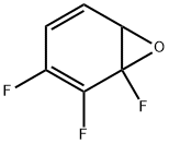 7-Oxabicyclo[4.1.0]hepta-2,4-diene,1,2,3-trifluoro-(9CI) Struktur