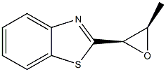 Benzothiazole, 2-[(2R,3R)-3-methyloxiranyl]-, rel-(-)- (9CI) Structure