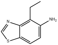 5-Benzothiazolamine,4-ethyl-(9CI) 结构式