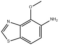 5-Benzothiazolamine,4-methoxy-(9CI) 结构式