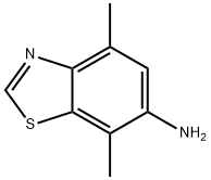 6-Benzothiazolamine,4,7-dimethyl-(9CI) 结构式