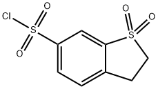 2,3-二氢苯并[B]噻吩-6-磺酰氯化 1,1-二氧化 结构式