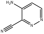 3-Pyridazinecarbonitrile,4-amino-(8CI,9CI) 化学構造式