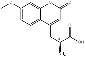 H-b-(7-Methoxycoumarin-4-yl)-Ala-OH 结构式