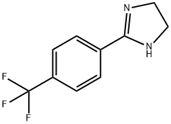1H-IMidazole, 4,5-dihydro-2-[4-(trifluoroMethyl)phenyl]-,208718-17-6,结构式