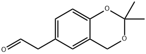 4H-1,3-Benzodioxin-6-acetaldehyde,2,2-dimethyl-(9CI) 结构式