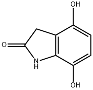 2H-Indol-2-one,1,3-dihydro-4,7-dihydroxy-(9CI),208986-12-3,结构式