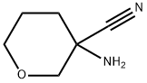 2H-Pyran-3-carbonitrile,3-aminotetrahydro-(9CI) 化学構造式