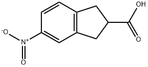 1H-Indene-2-carboxylicacid,2,3-dihydro-5-nitro-(9CI) 结构式