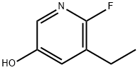 5-乙基-6-氟-3-吡啶醇 结构式
