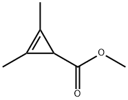 2-Cyclopropene-1-carboxylic acid, 2,3-dimethyl-, methyl ester (6CI,8CI,9CI) 化学構造式