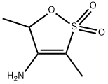 5H-1,2-Oxathiol-4-amine,  3,5-dimethyl-,  2,2-dioxide Struktur
