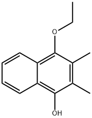1-Naphthalenol,4-ethoxy-2,3-dimethyl-(9CI) Struktur