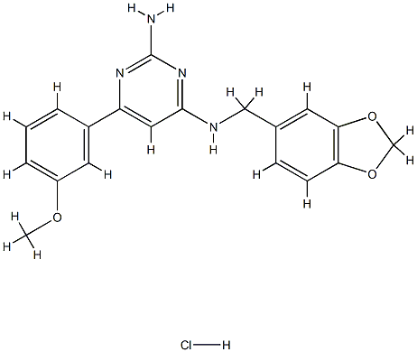 BML-284 HCL 化学構造式