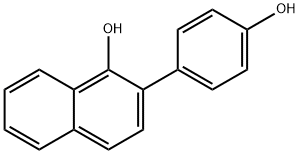 1-Naphthalenol,2-(4-hydroxyphenyl)-(9CI) 结构式