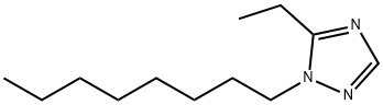 1H-1,2,4-Triazole,5-ethyl-1-octyl-(9CI) Structure