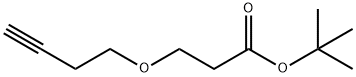 Alkyne-ethyl-PEG1-t-Butyl ester Struktur