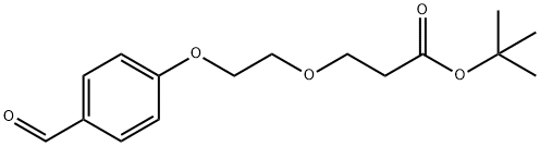Ald-Ph-PEG2-t-butyl ester Structure