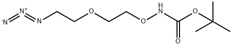 t-Boc-Aminooxy-PEG1-azide Structure