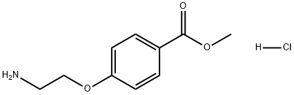 4-(2-氨基乙氧基)苯甲酸甲酯盐酸盐,210113-85-2,结构式