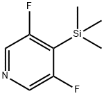 3,5-二氟吡啶-4-三甲基硅 结构式