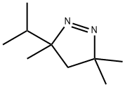 3H-Pyrazole,4,5-dihydro-3,3,5-trimethyl-5-(1-methylethyl)-(9CI) Struktur