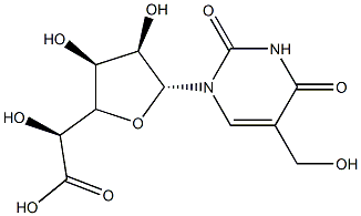 21027-34-9 1-[3,4-Dihydro-5-(hydroxymethyl)-2,4-dioxopyrimidin-1(2H)-yl]-1-deoxy-β-D-allofuranuronic acid