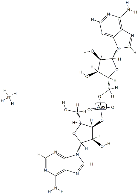 ADENYLYL-(3',5')-ADENOSINE, AMMONIUM SALT|腺苷基3'-5'-腺苷铵盐