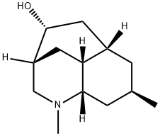 (3R,10R)-1,2,3β,4,4aβ,5β,6,7,8,8aβ-Decahydro-1,7β-dimethyl-3,5-ethanoquinolin-10-ol Structure