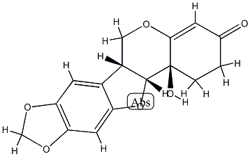 1,11B-二氢-11B-羟基高丽槐素, 210537-05-6, 结构式