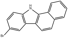 8-bromo-11H-benzo[α]carbazole Struktur