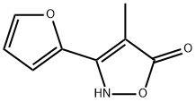 5(2H)-Isoxazolone,3-(2-furanyl)-4-methyl-(9CI) 结构式