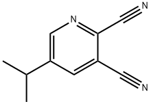 2,3-Pyridinedicarbonitrile,5-(1-methylethyl)-(9CI),210878-87-8,结构式