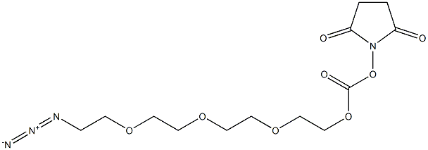 Azido-PEG3-succinimidyl carbonate Structure