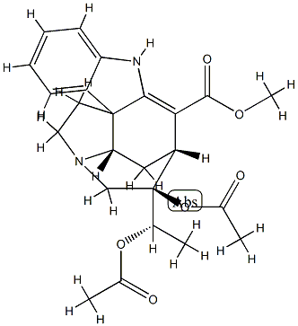 (19S)-2,16-Didehydro-19,20-diacetoxycuran-17-oic acid methyl ester|